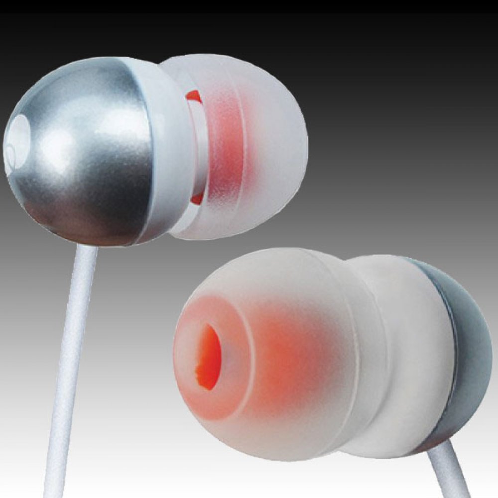 CYGNETT SpaceBuds Headphones Silver and White