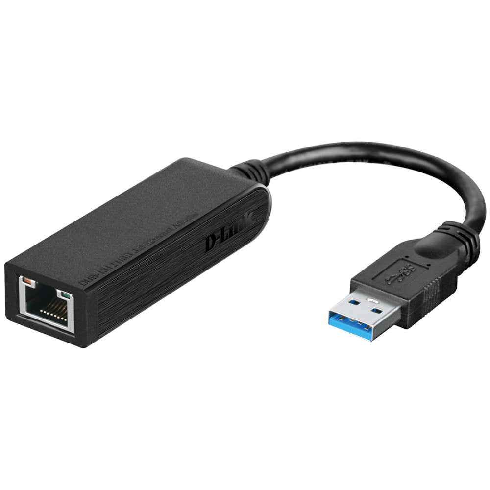 D-LINK USB 3.0 auf Gigabit Ethernet Adapter, schwarz