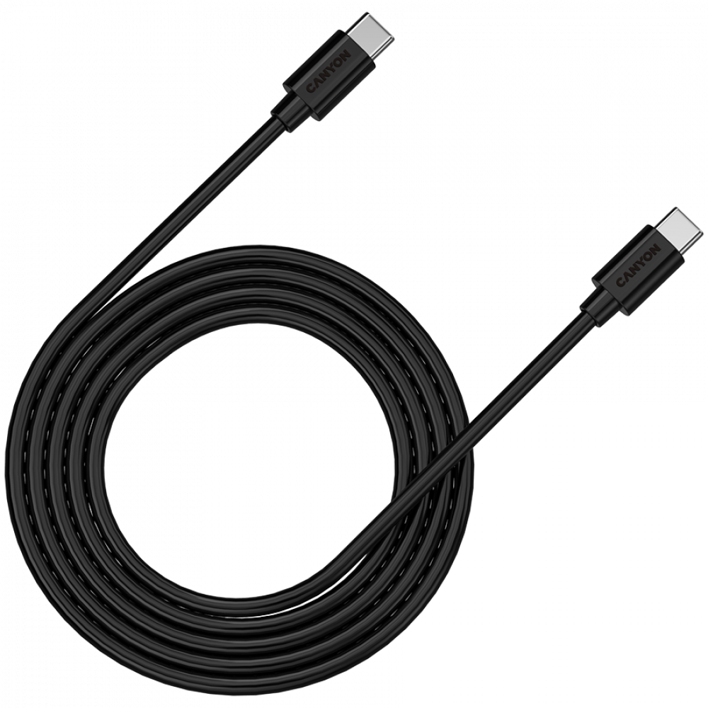 USB-C auf USB-C Kabel 100W 2m Canyon C 12 schwarz