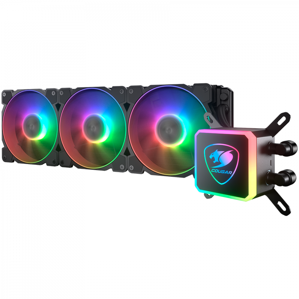 COUGAR Wasserkühlung RGB 3 Lüfter schwarz