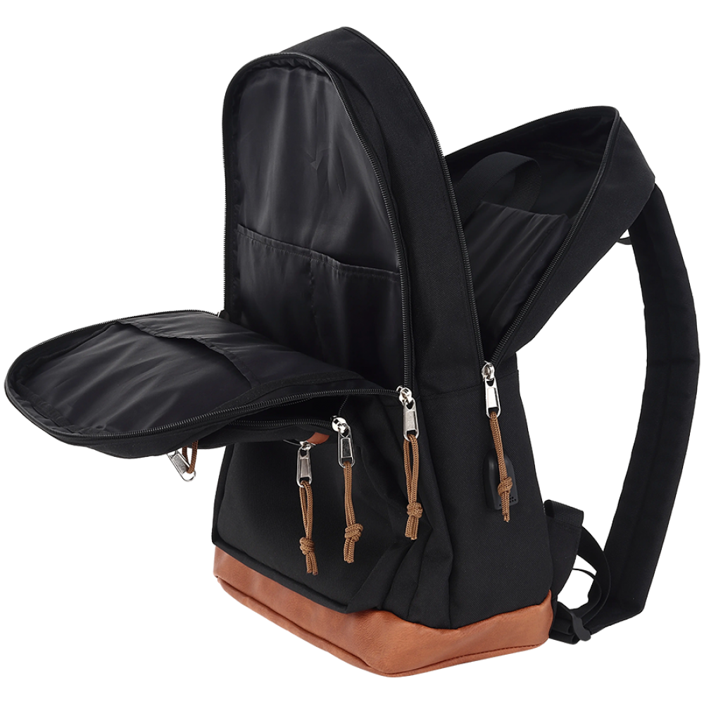 Canyon BPS-5 22L USB Portable Black Laptop Backpack