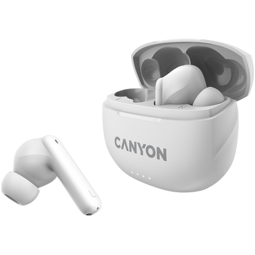 Canyon TWS-8 TWS In-Ear-Kopfhörer mit ENC, kabellos, weiß