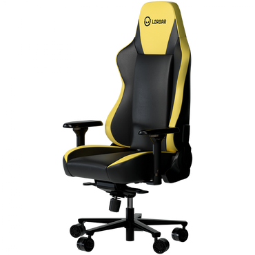 Fotel gamingowy ergonomiczny czarno żółty Lorgar Base 311