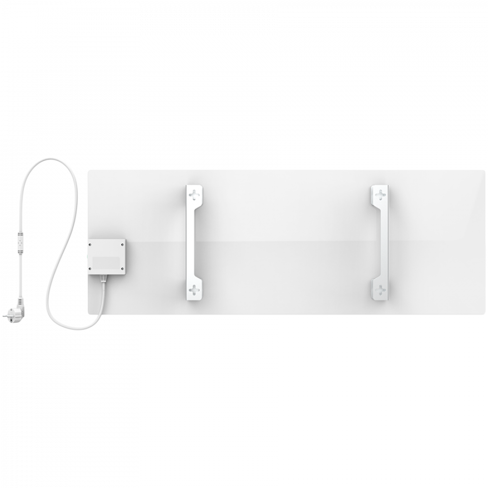 Elektrische Glasheizung Slim 1 cm Infrarot 700W Aeno Smart weiß