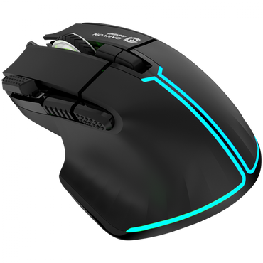 Kabelgebundene Gaming-Maus 9 Tasten RGB Canyon GM-636 schwarz