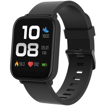 Canyon SW-54 Easy Smartwatch with Sports Functions, Black