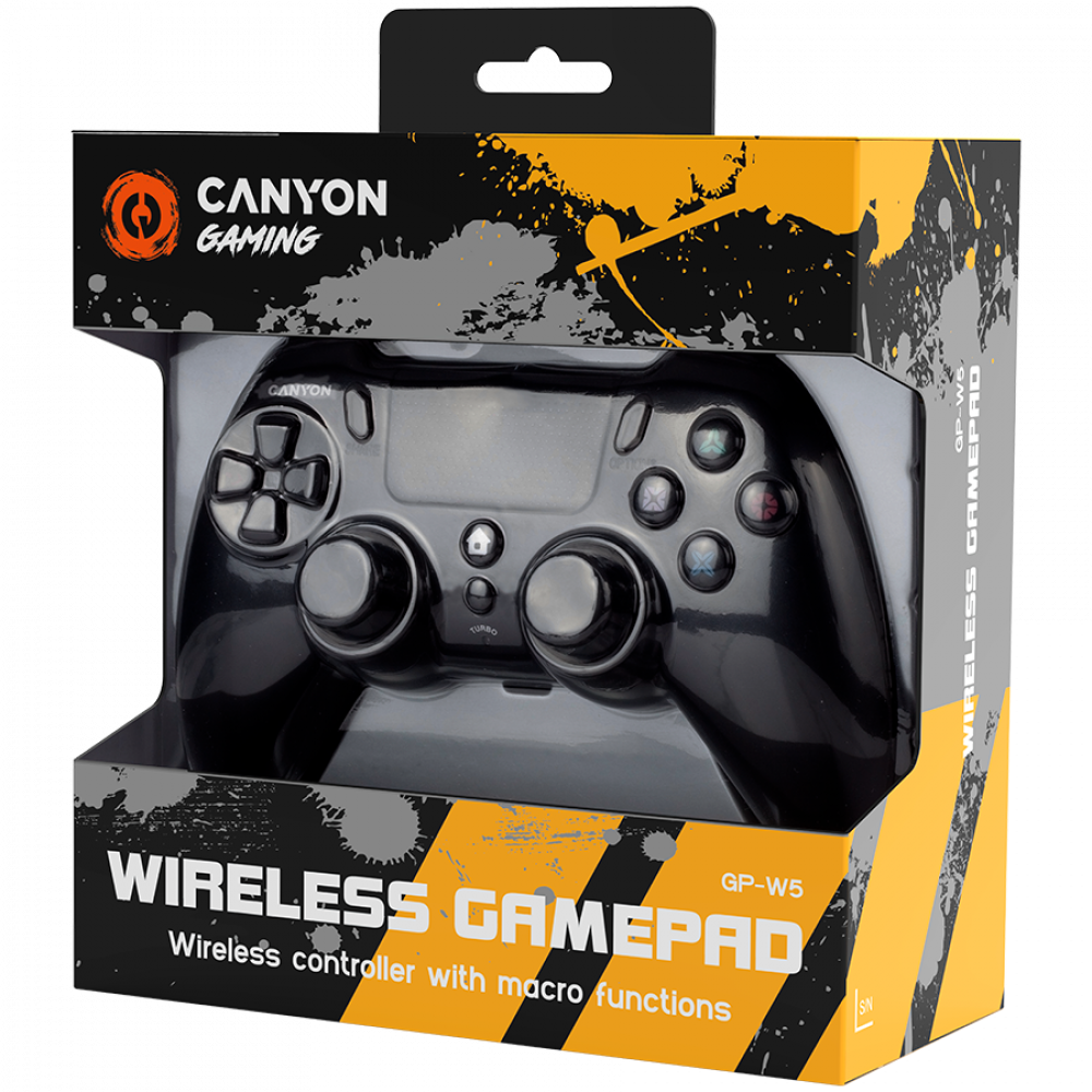 Kabelloser Controller für PS4 Canyon GP-W5 schwarz
