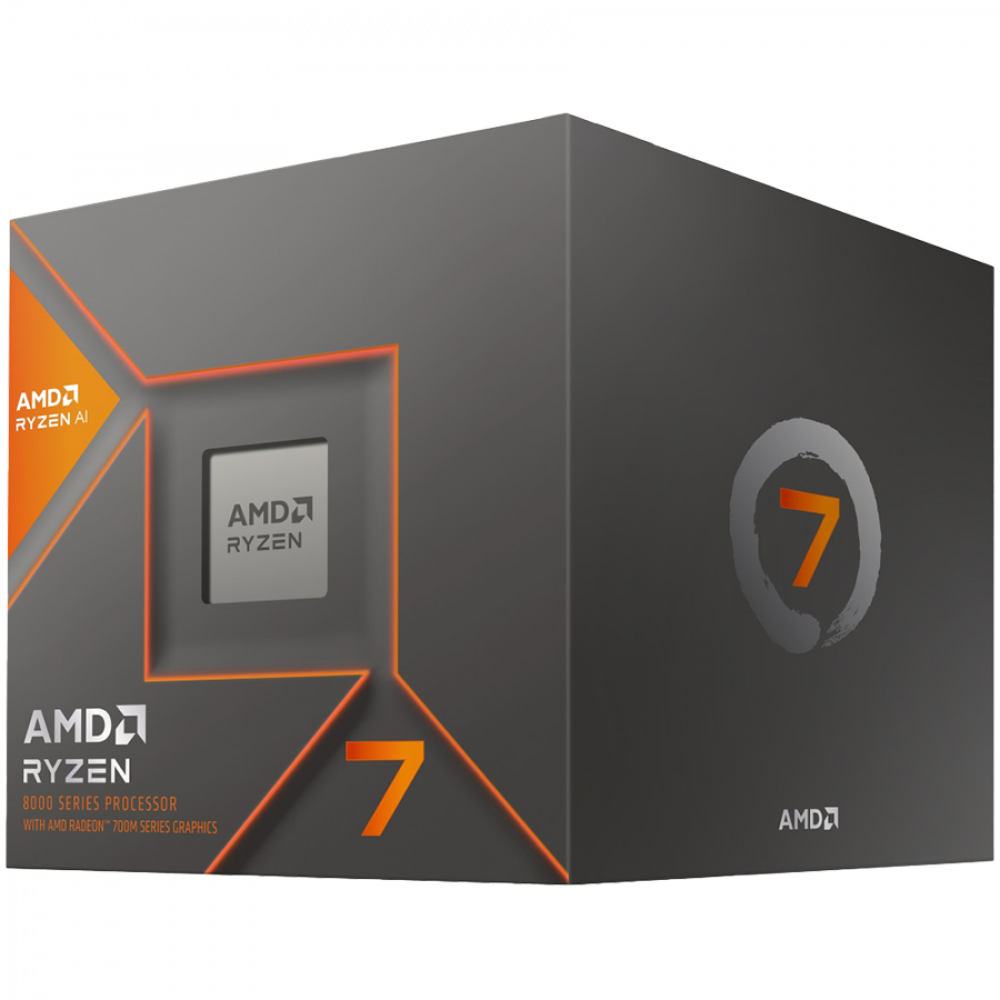 AMD Ryzen 7 8700F 4.10 GHz 24 MB 65W AM5 BOX with Wraith Stealth cooler