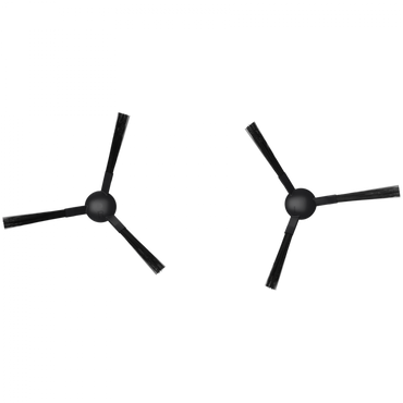 Aeno ARCSB2 side brushes for vacuum cleaner, 3 black, 2 pcs.