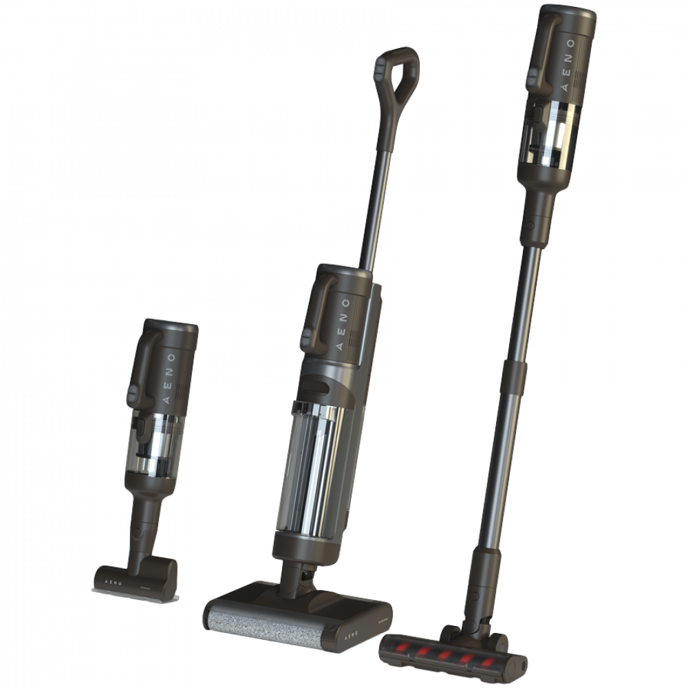 Vacuum mop 2-in-1 LED 14 kPa self-cleaning Aeno TC1 grey