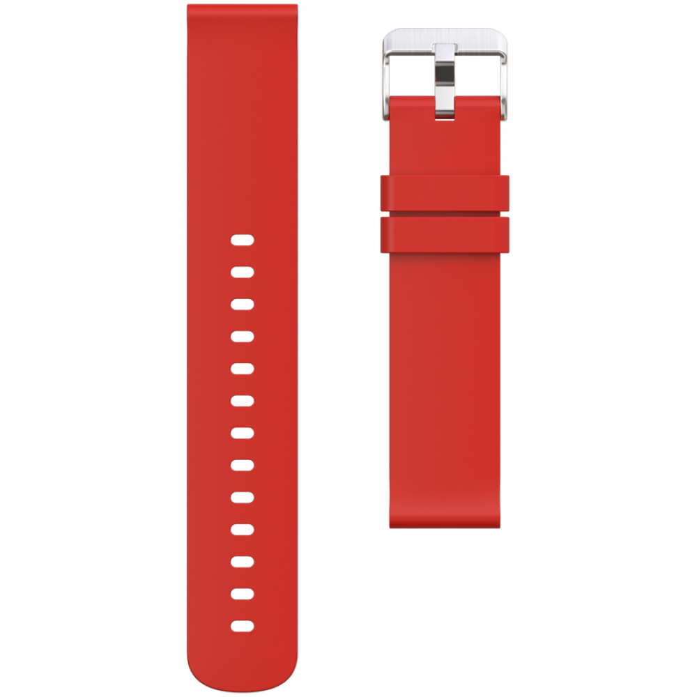 Canyon SW-58 BT-CALL Smartwatch with Call Function, Silver-Red