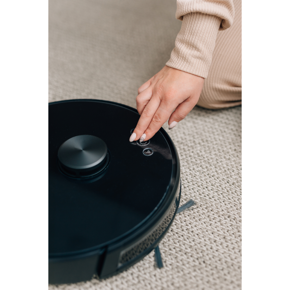 2-in-1 Robot Vacuum Cleaner 2500Pa with Map Aeno RC3S Black