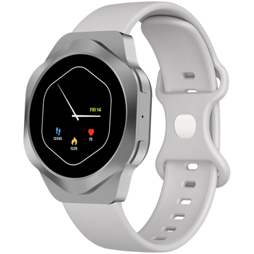 Canyon Hexagon 88 Bluetooth Calls Smartwatch silver