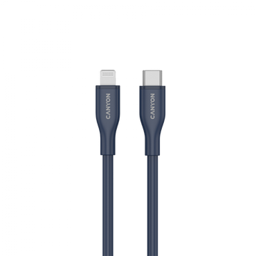 Kabel C-L 60W MFI 1m silikonowy Canyon CLNM60 niebieski