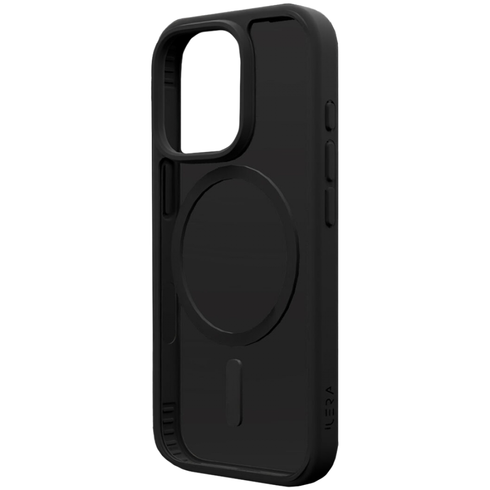 iLera Go ColorAnt Clear Case Protective Cover for iPhone 16 Pro, black