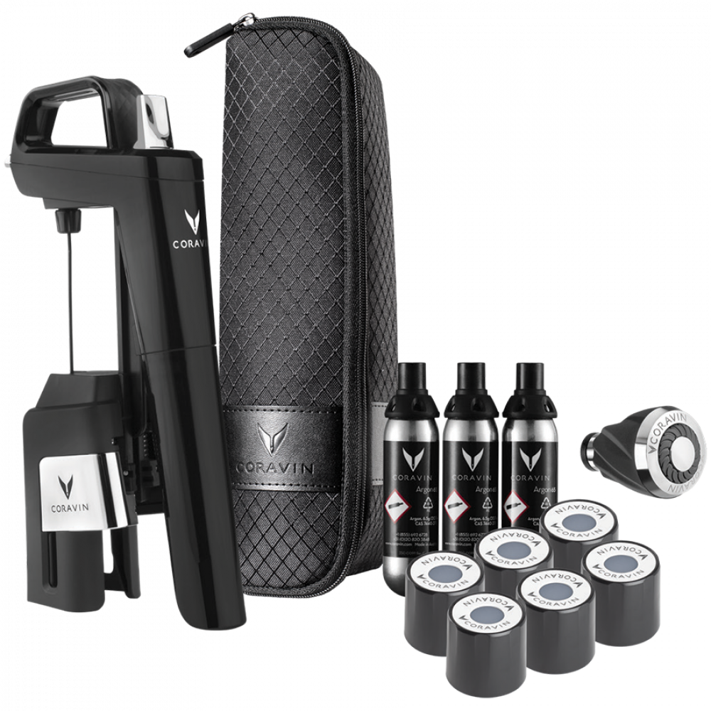 CORAVIN Timeless Six Plus System zur Weinaufbewahrung Schwarz