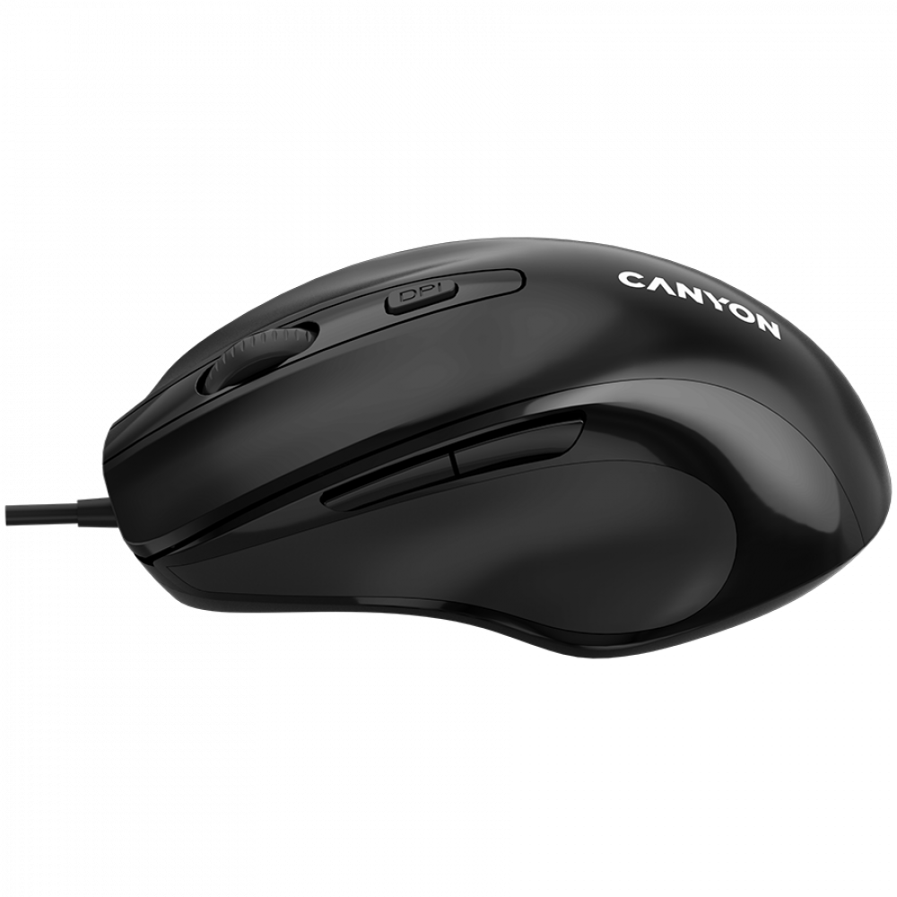 Kabelgebundene ergonomische Maus Canyon M-6 schwarz