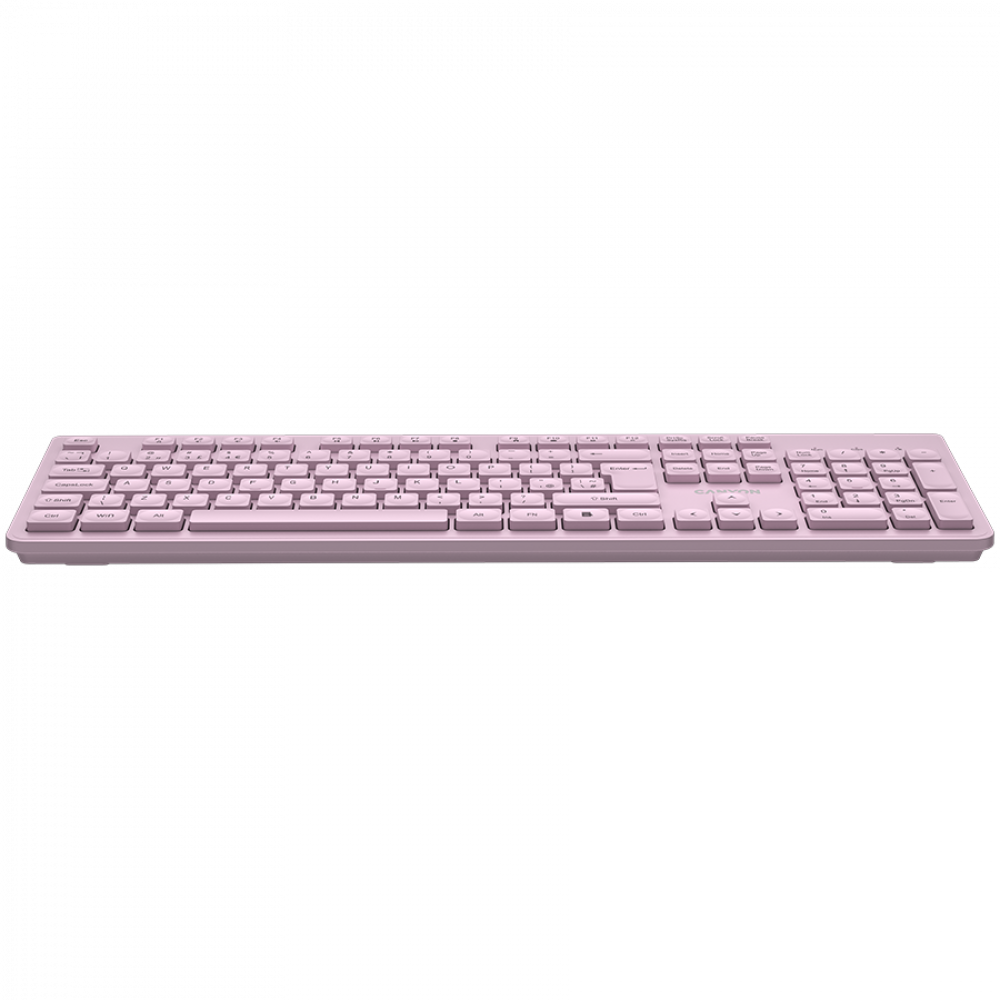 Leise kabellose 2,4-GHz-Tastatur für die Arbeit Canyon HKB-W01 Rosa