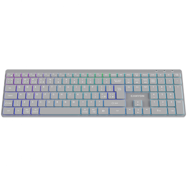 Canyon HKB-W11 Gray RGB Wireless Keyboard 2 Modes