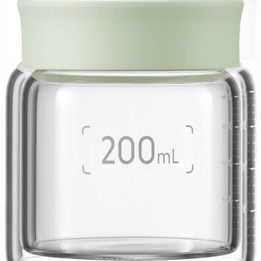 Słoiczki szklane 200 ml z nakrętką Buydeem CS1007/A1 zielony