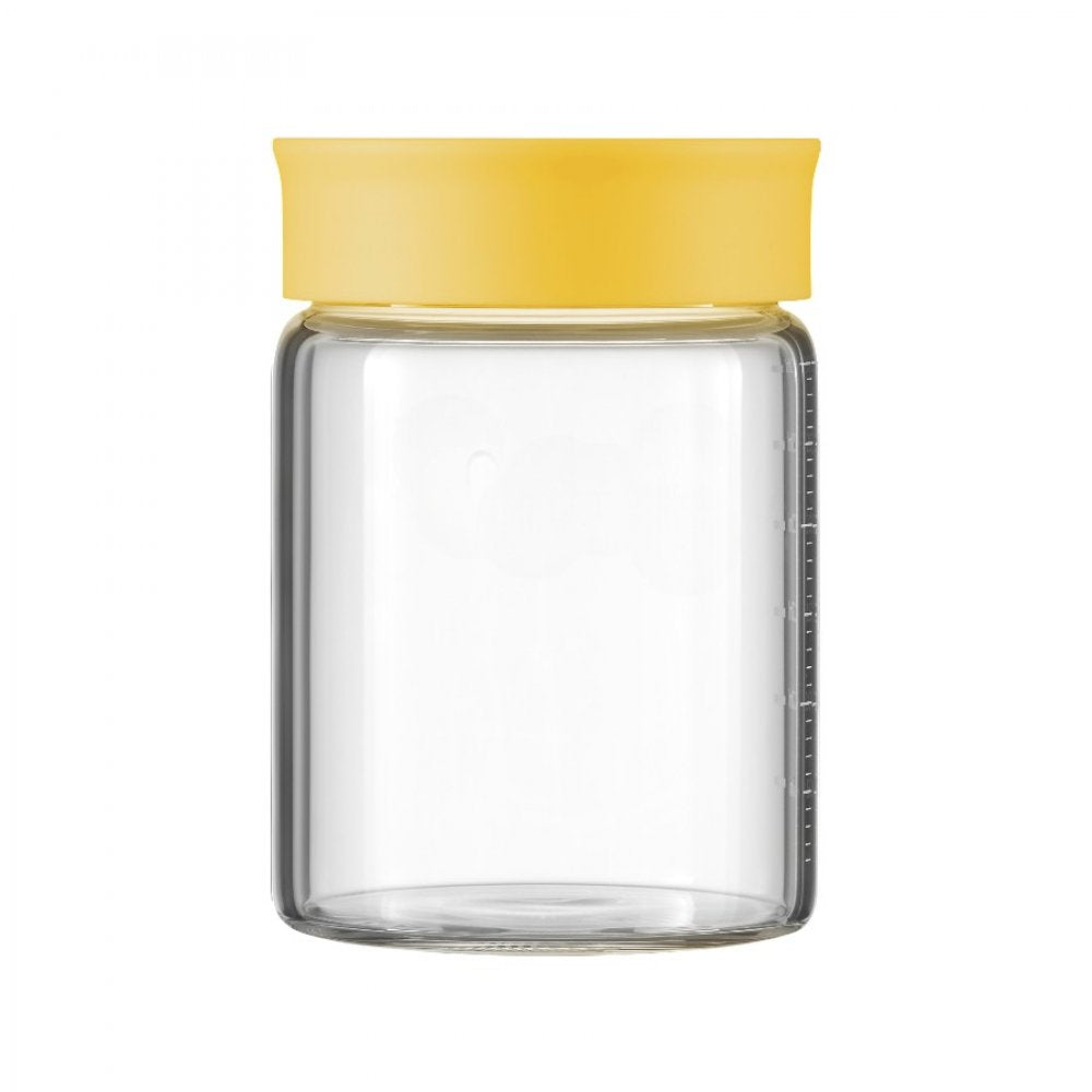 Gläser 300 ml mit Deckel Buydeem CS1008/A2 gelb