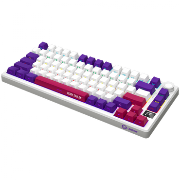 Kabellose Gaming-Tastatur 75% mechanisch Lorgar Pro weiß