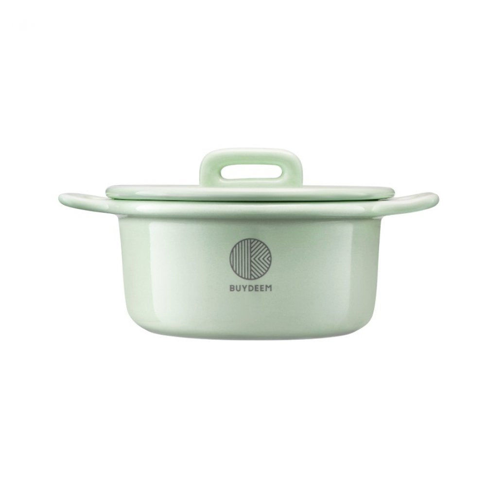 Buydeem CT1002 Green 300ml Ceramic Mini Cooking Pot