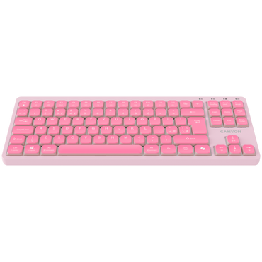 Canyon OnType 10 Low Profile Wired Keyboard Pink