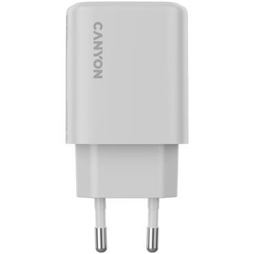 25W 1xPD 1xQC EU Canyon OnCharge 250 White Wall Charger