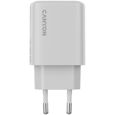 20W 1xPD 1xQC EU Canyon OnCharge 200 White Mains Charger