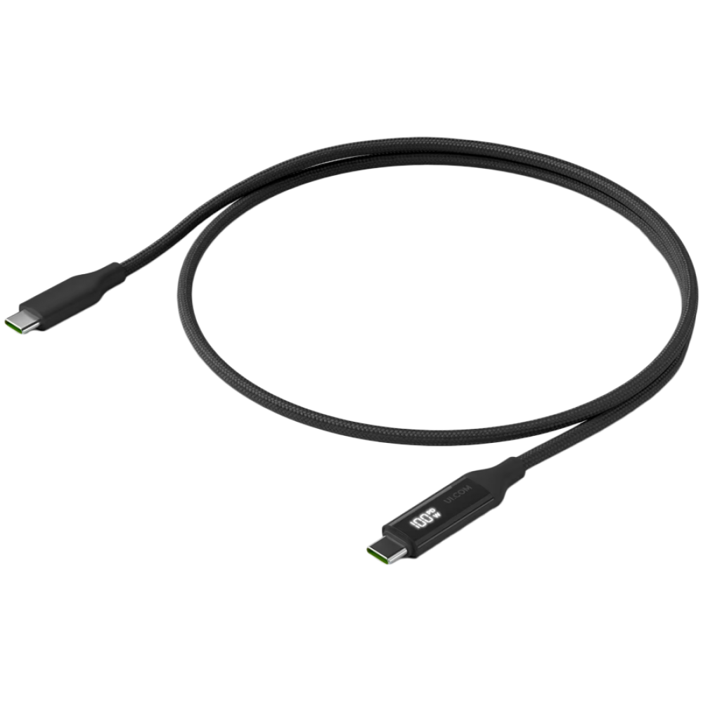Ubiquiti UACC Cable USB 100W 1M BK USB C Cable 100W 480 Mbps 1m