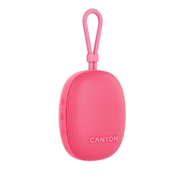 Bluetooth-Lautsprecher tragbar 5W IPX7 TWS Canyon OnMove 12 rosa