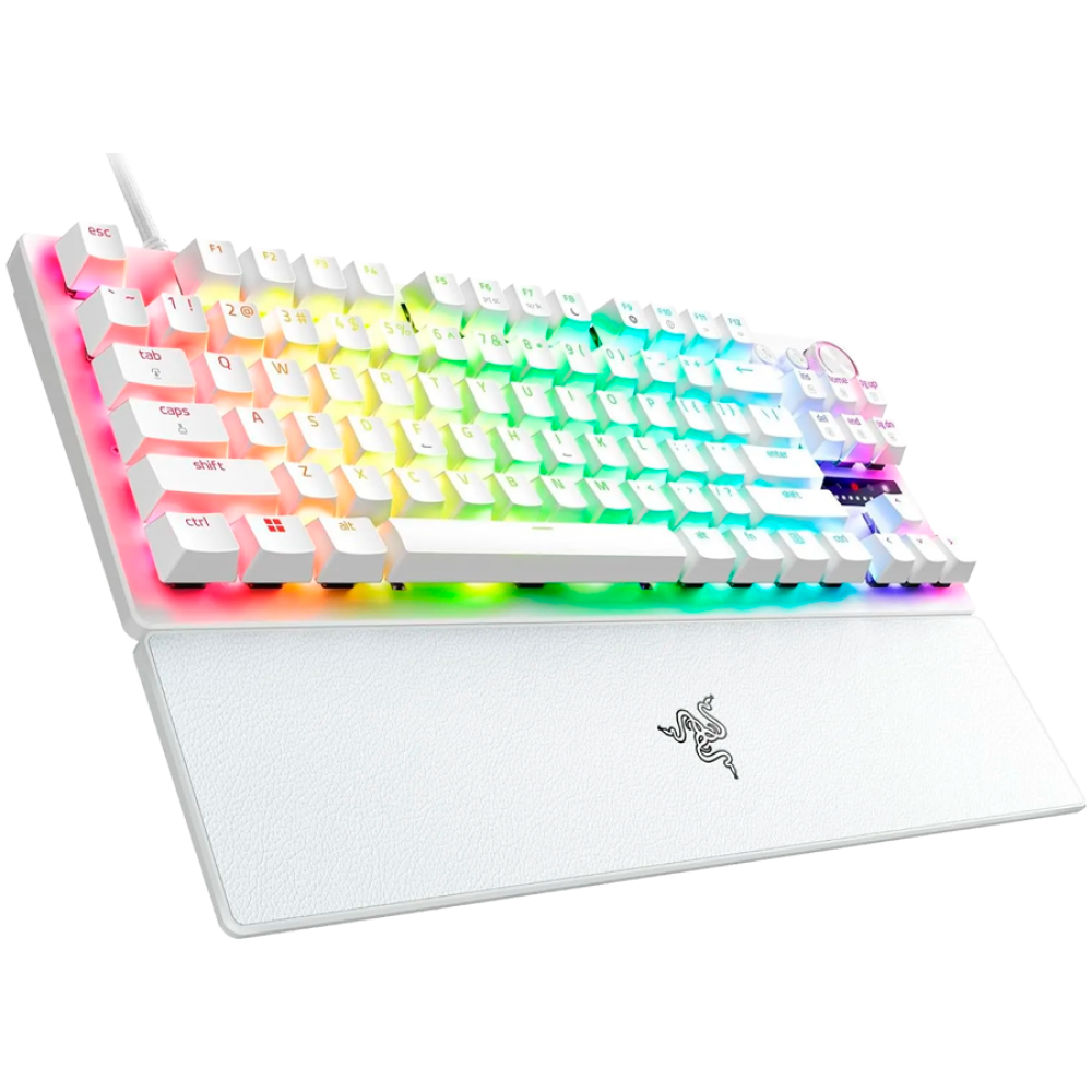 RAZER Huntsman V3 Pro Tenkeyless Gaming Keyboard with RGB Backlighting White