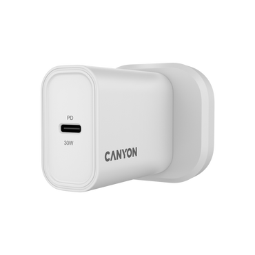 Charger 30W 1xPD Canyon 30CL for mobile devices white