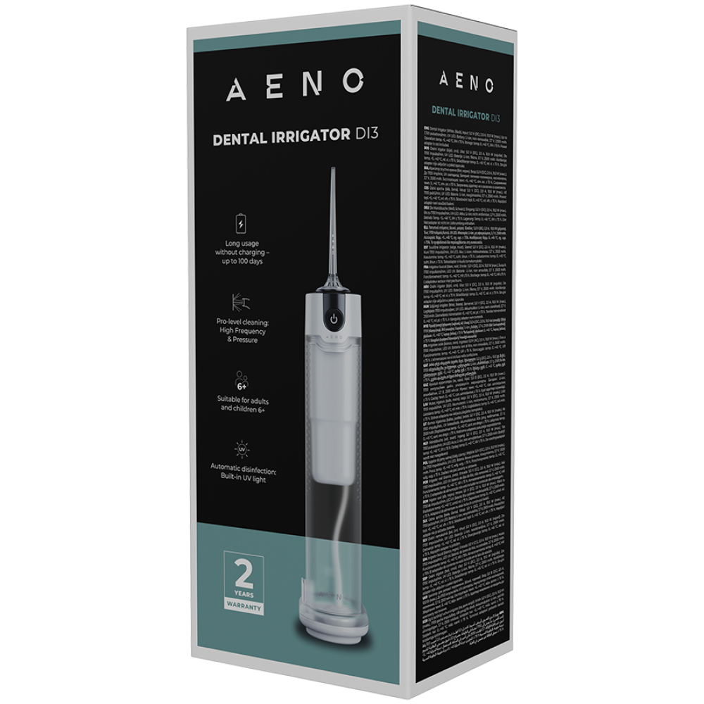 Aeno DI3 White Dental Irrigator 240ml 140 PSI 5 modes