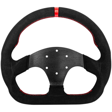 SIMAGIC D-shape 325mm Suede Steering Wheel Rim S404 (Hub not included)