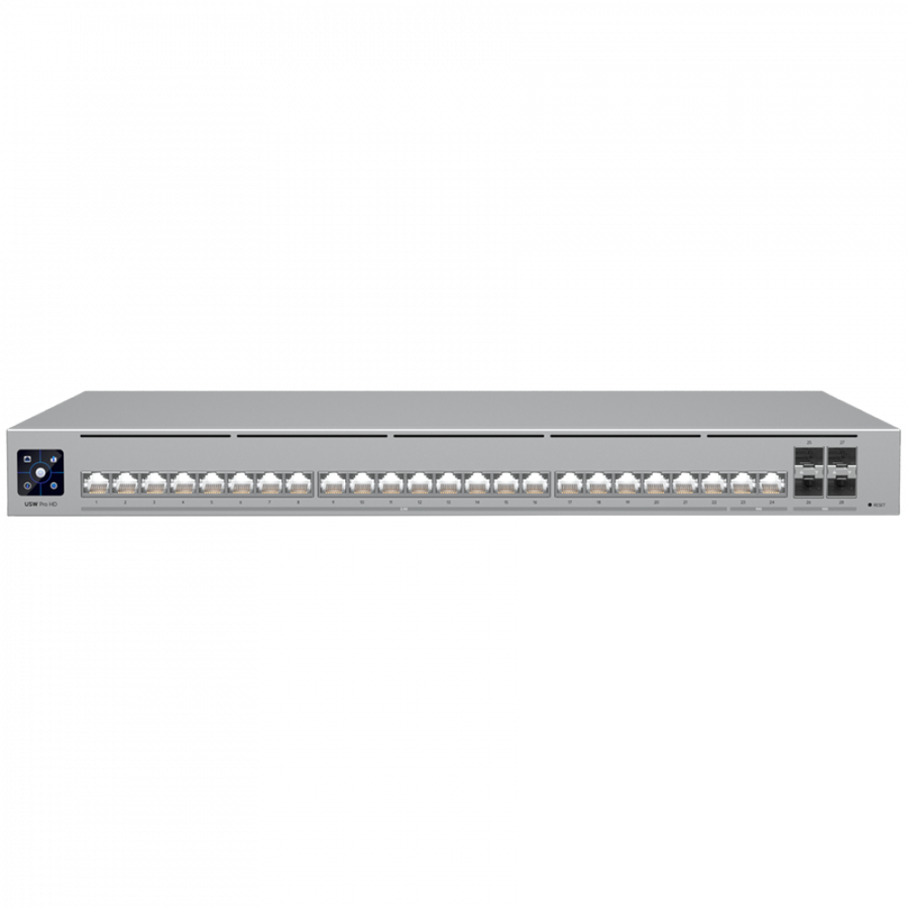 Ubiquiti USW PRO HD 24 POE 28-port Gray Switch