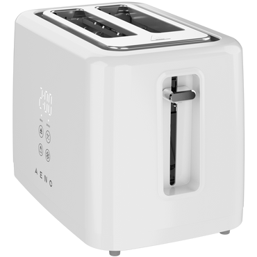 Toster AENO TS2, 7 poziomów, wyświetlacz cyfrowy, biały
