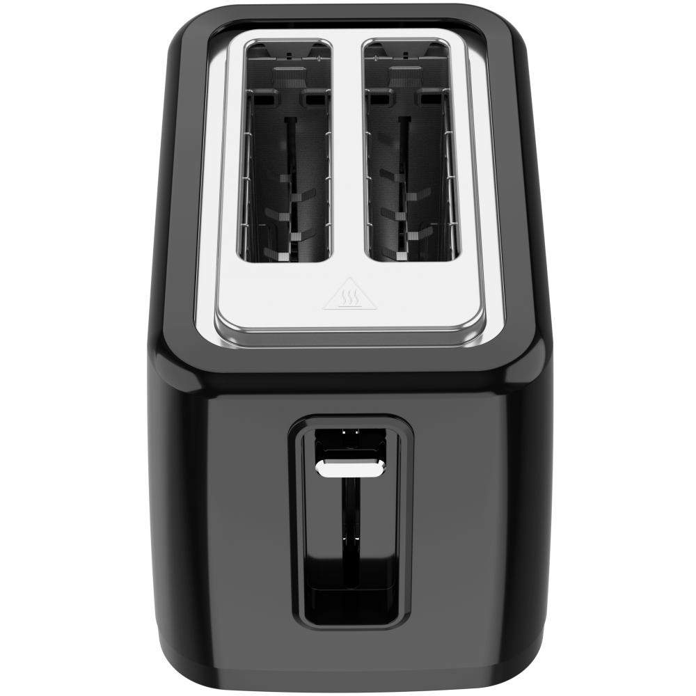 AENO Toaster TS2 mit Digitalanzeige, 7 Stufen, schwarz