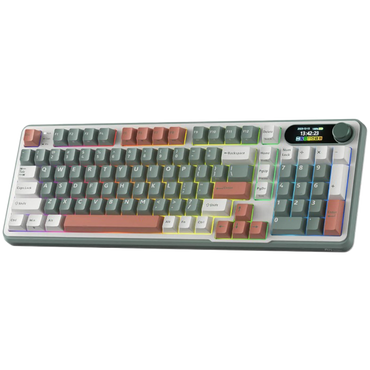 Klawiatura mechaniczna Royal Kludge S98 Brown Switch zielona
