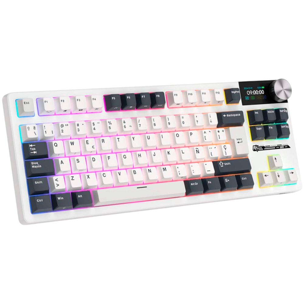 Mechanische Tastatur Royal Kludge S85 Cloud Switch weiß