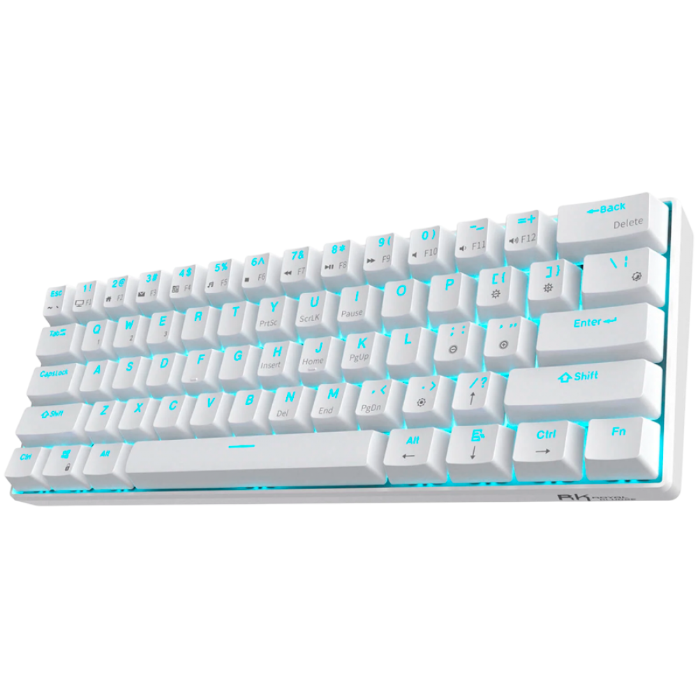 Royal Kludge 61 Mechanical Keyboard Brown Switch White