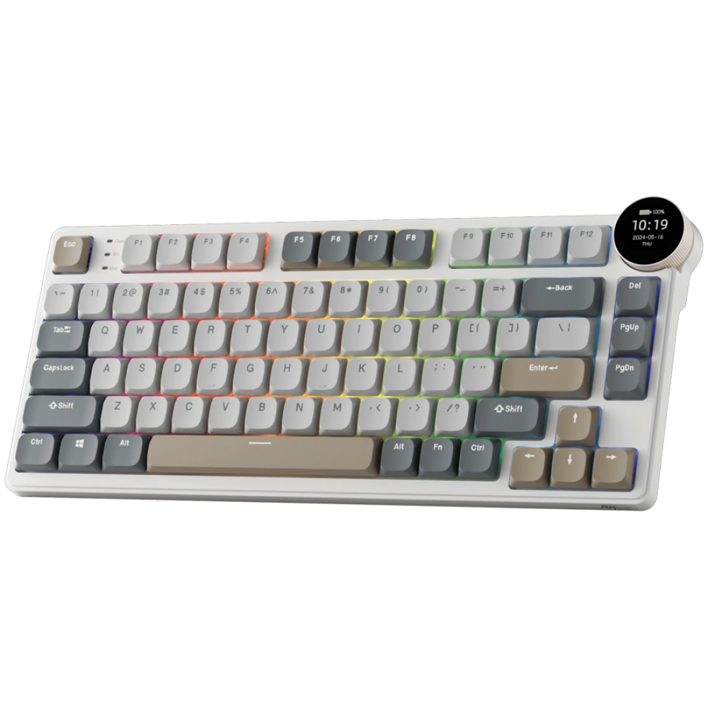 Royal Kludge N80 Brown Switch Mechanical Keyboard Pearl