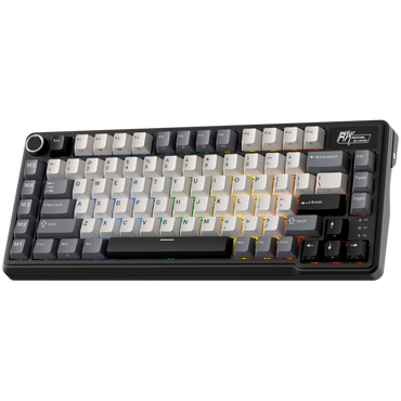 Royal Kludge L75 Mechanical Keyboard Beige Switch Black