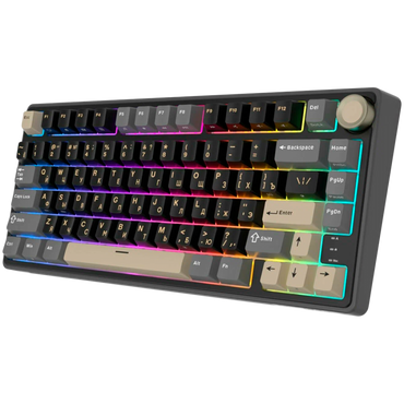 ROYAL KLUDGE R75 Wired Gaming Keyboard with RGB Phantom Backlight