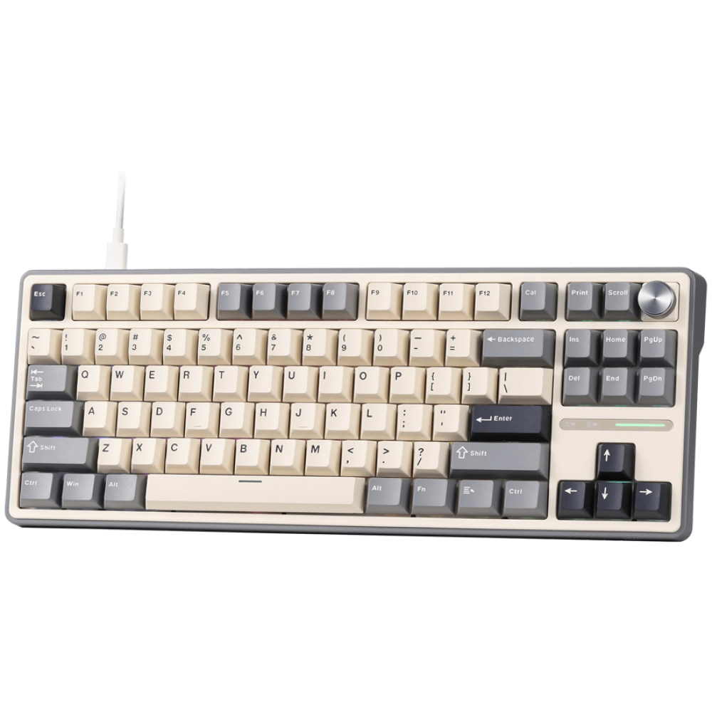 ROYAL KLUDGE R87Pro Half Grey Gaming Keyboard