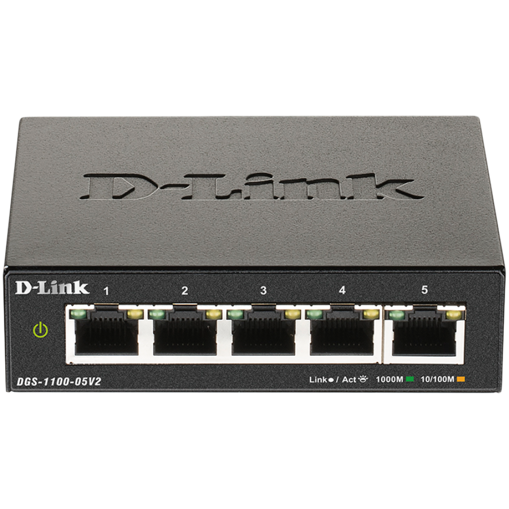 Switch D LINK 5 Port Gigabit Smart Managed external black