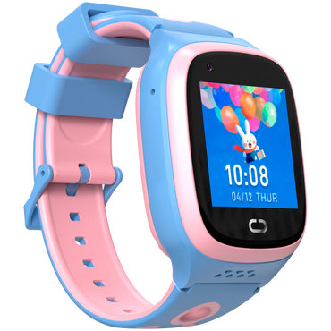 4G eSIM GPS WiFi Canyon ZEFYR KW-49 Blue-Pink Smartwatch for Kids
