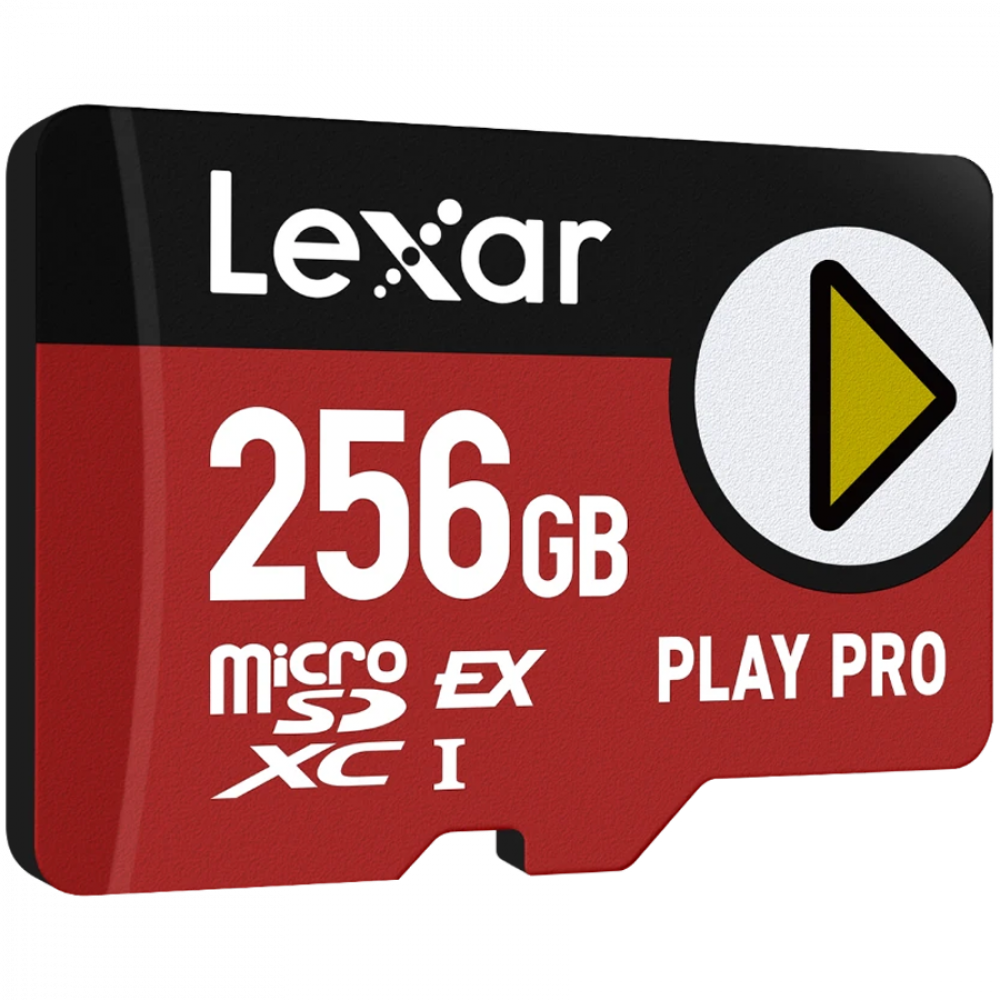 Lexar PLAY PRO microSD Karte 256 GB UHS-I V30 rot/schwarz