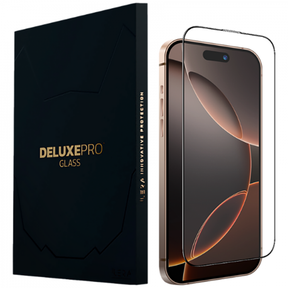DeLuxe iLera Panzerglas für iPhone, transparent